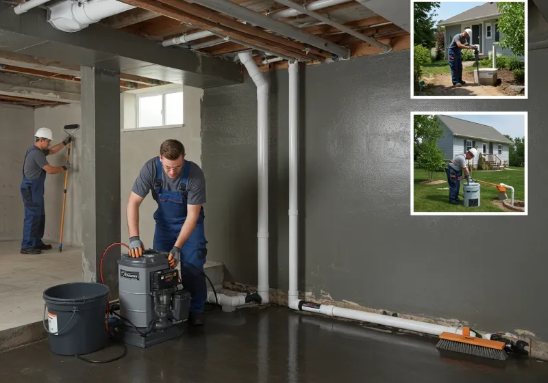 Basement Waterproofing and Flood Prevention process in Cowarts, AL